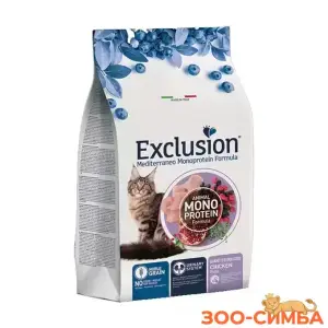 Сухой корм EXCLUSION Monoprotein STERILIZED BEEF д/к после стерилизации с говядиной