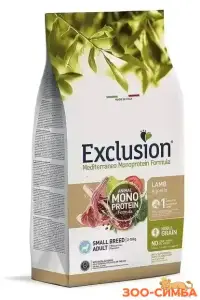 Сухой корм EXCLUSION Monoprotein Lamb Noble Grain д/с мелких пород с ягненком