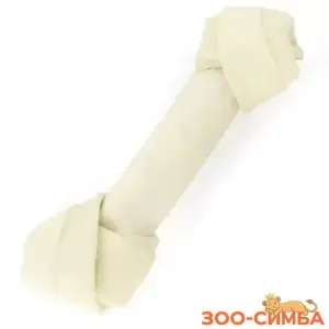 Кость For Dogs узловая с кальцием (белая) 8", 20 см.