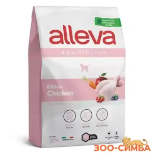 Alleva Equilibrium Kitten с курицей - полнорационный сухой корм для котят, беременных и кормящих кошек