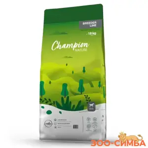 Сухой корм CHAMPION NATURE ULTRA для взрослых собак средних и крупных пород из ягненка с перепелкой