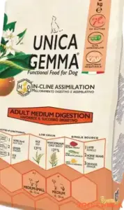 Корм Unica Gemma д/соб.сред.пор.д/улуч.пищ.