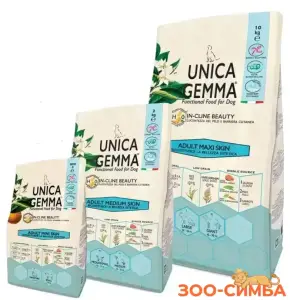Корм Unica Gemma д/соб.сред.пор.д/кожи,шерсти