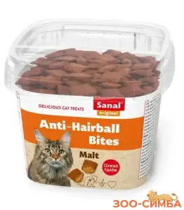 Лакомство Sanal Hairball для кошек