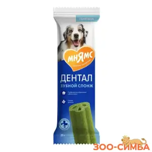 Лакомство Мнямс DENTAL для собак "Зубные спонжи" с эвкалиптом 25г