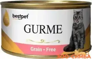 P0068 BESTPET GURME ADULT CAT ВЛАЖНЫЙ КОРМ ДЛЯ СТЕРИЛИЗОВАННЫХ КОШЕК В ЖЕЛЕ 24 шт