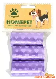Пакеты д/выгула соб.HOMEPET упак.3х20шт